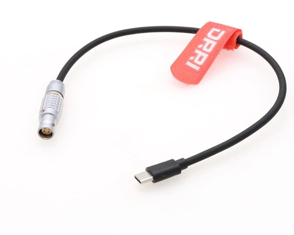 Drri 6 kontaktų į usb-c maitinimo valdymo kabelis, skirtas dji vaizdo siųstuvui ir rs2 rs3 rs3 pro rs4 rs4 pro