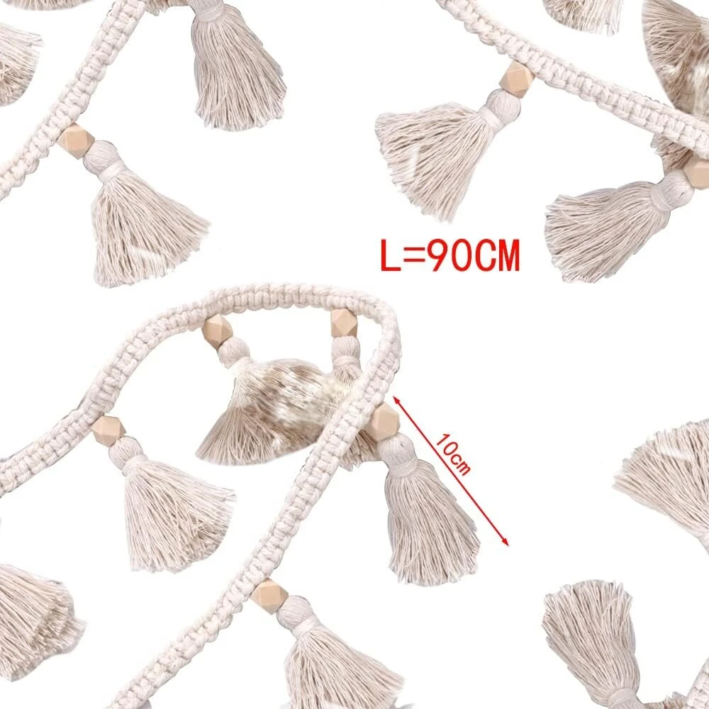 Dtoterul macrame sienos dekoracija, 2 vnt., girlianda, medvilninis austas gobelenas, macrame sienos dekoracija, dekoracija, pakabinama kutų girlianda, macrame girlianda, macrame dekoracija, siena vestuvių vakarėliui