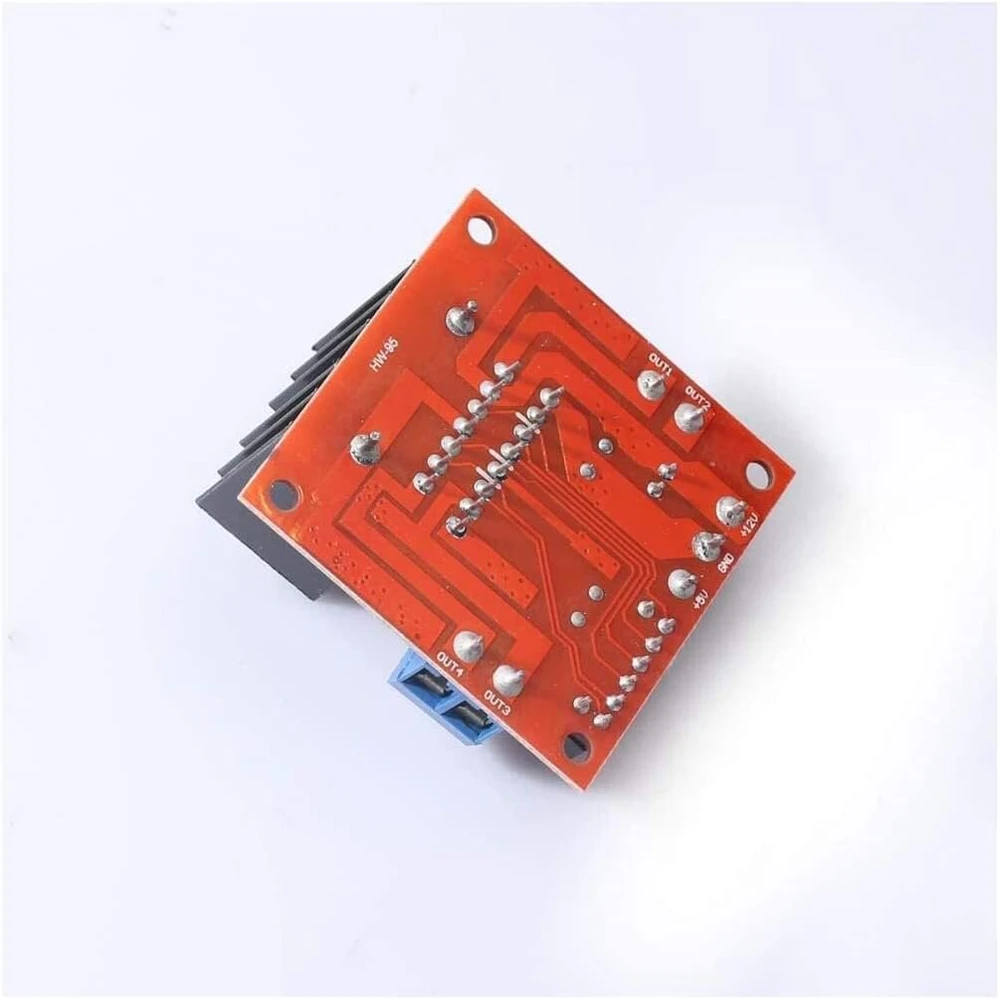 Dubeuyew L298n variklio valdymo plokštės modulis dvigubas H tiltas Dc žingsninis skirtas Arduino Smart Car Robot Mega R3 2560 Esp32 Esp826 (2 vnt.)