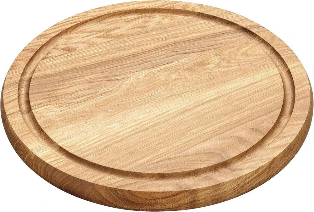 Duonos pjaustymo lenta ąžuolo medienos apvali 25 x 2 cm holz-leute