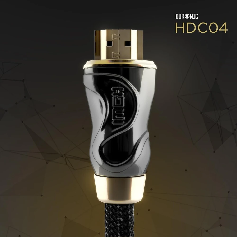 Duronic Hdc04 Hdmi kabelis 1.5m, 4k 2160p, 3d, Ethernet