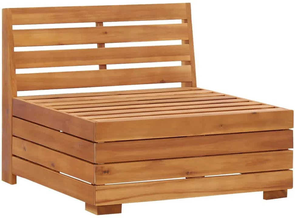 Dvivietė sodo sofa su pagalvėlėmis, akacijos medienos masyvas