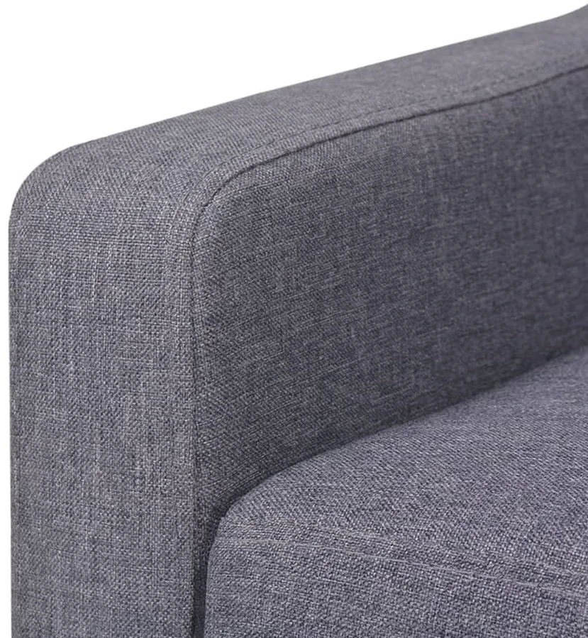 Fotelis Dvivietė sofa, audinys, pilka