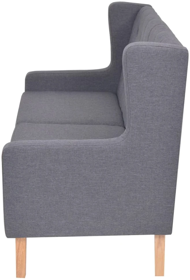 Fotelis Dvivietė sofa, audinys, pilka
