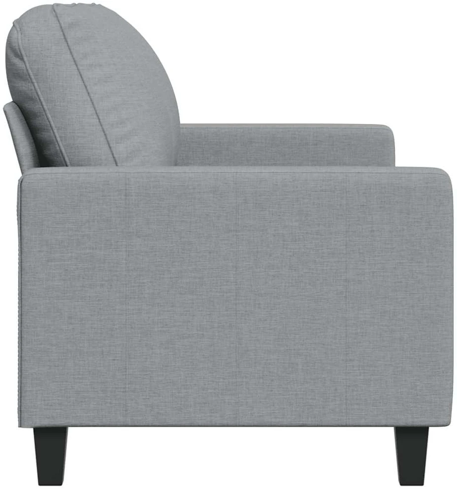 Fotelis Dvivietė sofa, šviesiai pilkos spalvos, 140cm, audinys