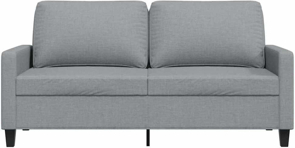 Fotelis Dvivietė sofa, šviesiai pilkos spalvos, 140cm, audinys
