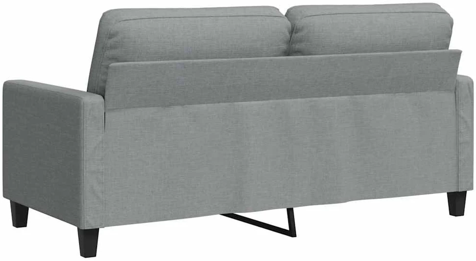 Fotelis Dvivietė sofa, šviesiai pilkos spalvos, 140cm, audinys