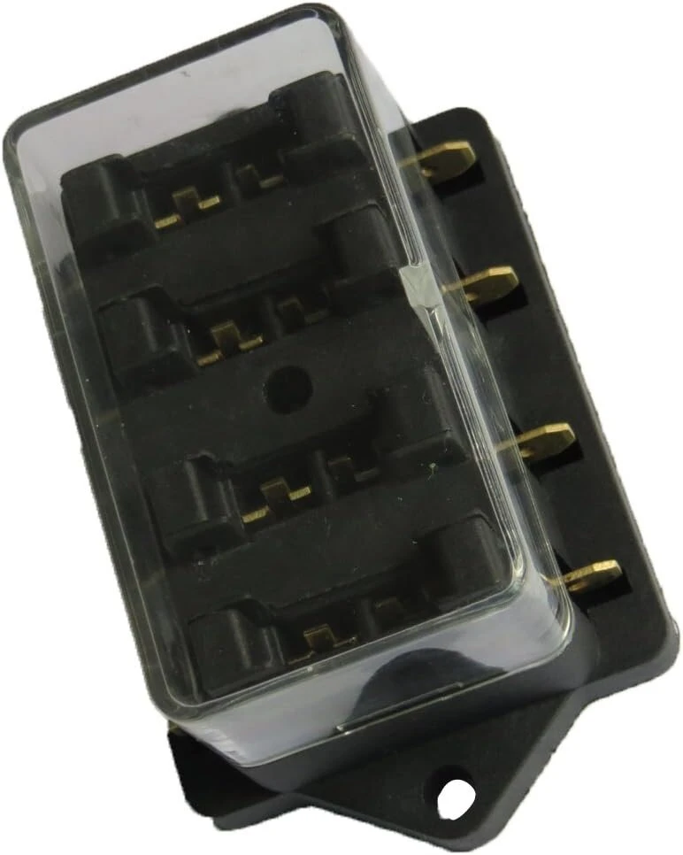 E Support™ Automobilio sunkvežimio 4 krypčių standartinis ato ašmenų saugiklių dėžutės bloko laikiklis 12v 24v