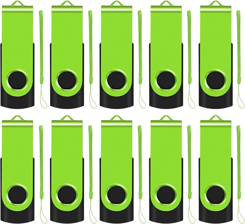 Eastbull Usb atmintinė 4 Gb, 10 vnt., žalia, pasukama