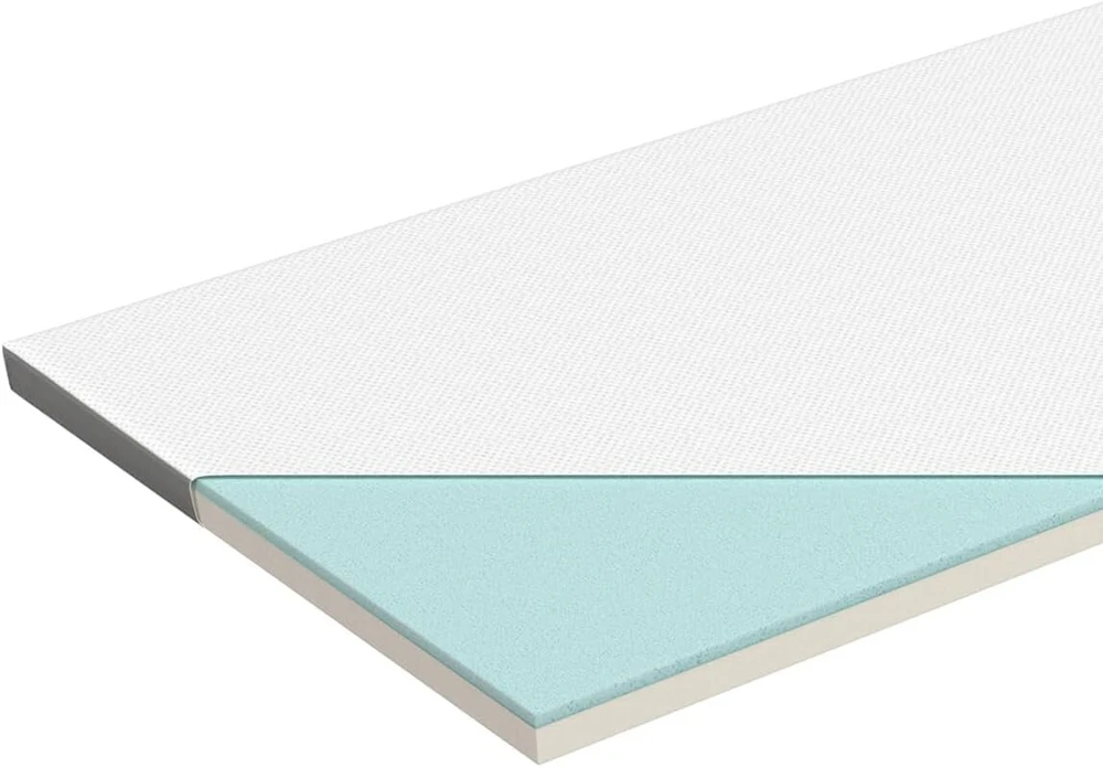 Čiužinys Eazzzy Topper Trend, 5 cm aukščio, antčiužinis, laidus orui, memory foam, tinkamas alergiškiems žmonėms, antčiužinis su nuimamu užvalkalu, 180 x 200 x 5 cm