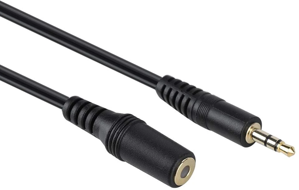 Eboxer 3.5 mm audio ilgintuvas iš tėviško į moterišką lizdą aux kabelis išmaniesiems telefonams ausinėms stereo (10 metrų)