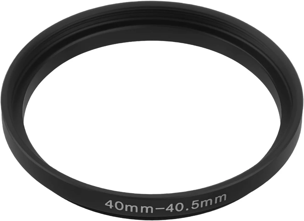 Ecsing 40 mm - 40.5 mm "step-up" žiedas objektyvo filtrams