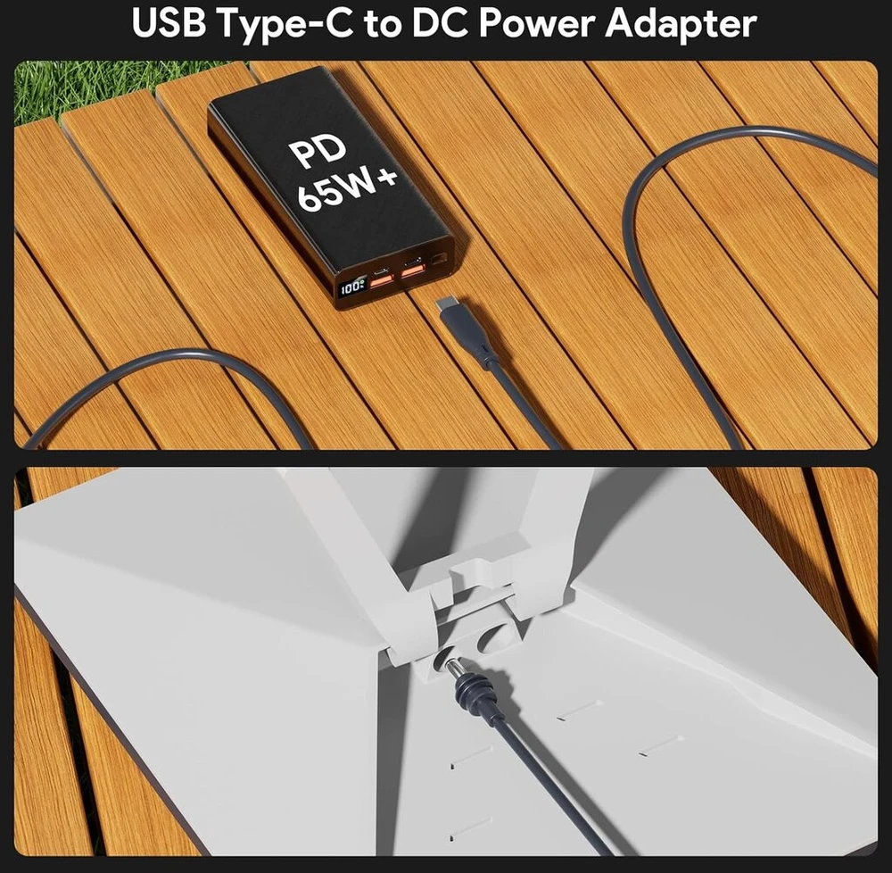 Edup Starlink Mini Usb C į Dc maitinimo kabelis, Pd100w įvesties Usb Type C į Dc Barrel Plug kabelis, skirtas Starlink Mini, vandeniui atsparus kabelis 18awg, Starlink kabelis suderinamas su 65w+ Pd maitinimo šaltiniu (10m)