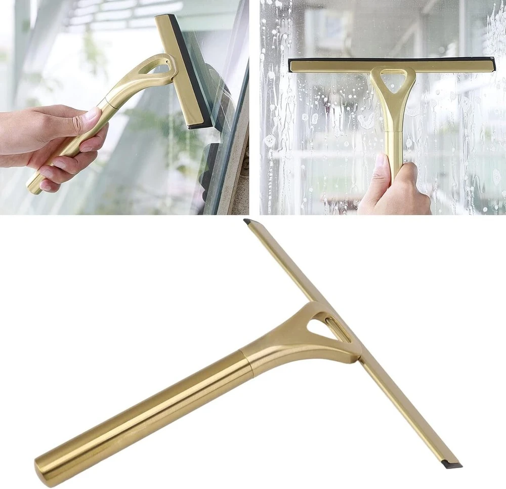 Ejoyous dušo valytuvas nerūdijančio plieno aukso spalvos modernus sidabrinis #811 22.5cm valytuvas dušo kabinai langų vonios kambario aksesuarai