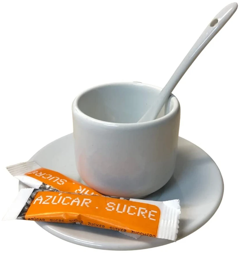 El Ático Sweet baltasis cukrus 200 cukraus lazdelių 6 gramų cukraus lazdelė kavai 200 vienetų