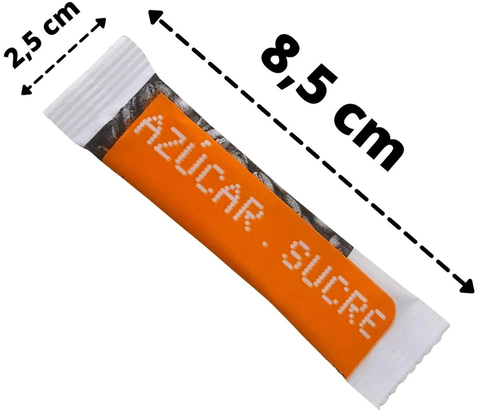 El Ático Sweet baltasis cukrus 200 cukraus lazdelių 6 gramų cukraus lazdelė kavai 200 vienetų