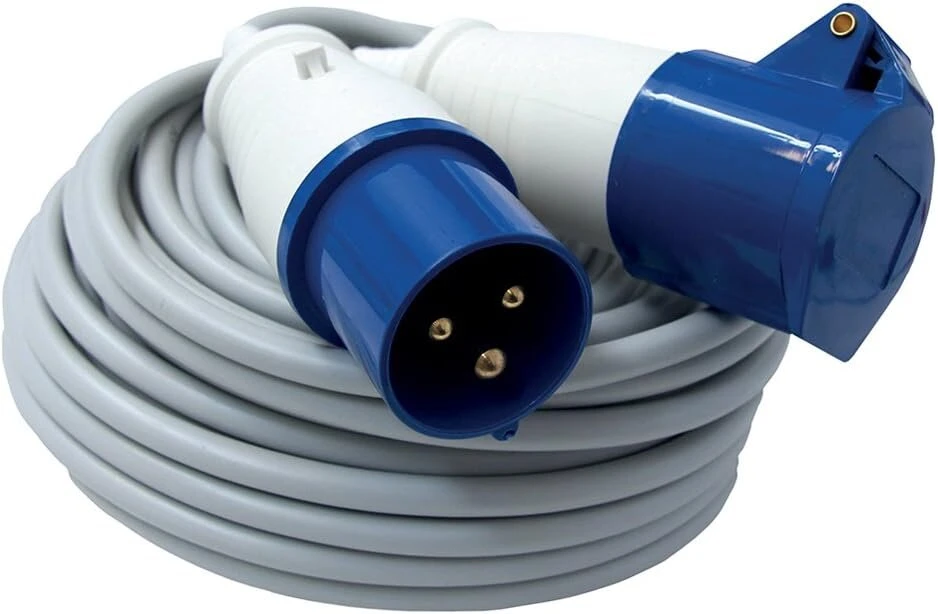 Electraline – 461470 Ip44 ilginamasis laidas, kabelis Fror 3 G1.5 10 m, kištukinis ir lizdinis Iec 220 V T 2p