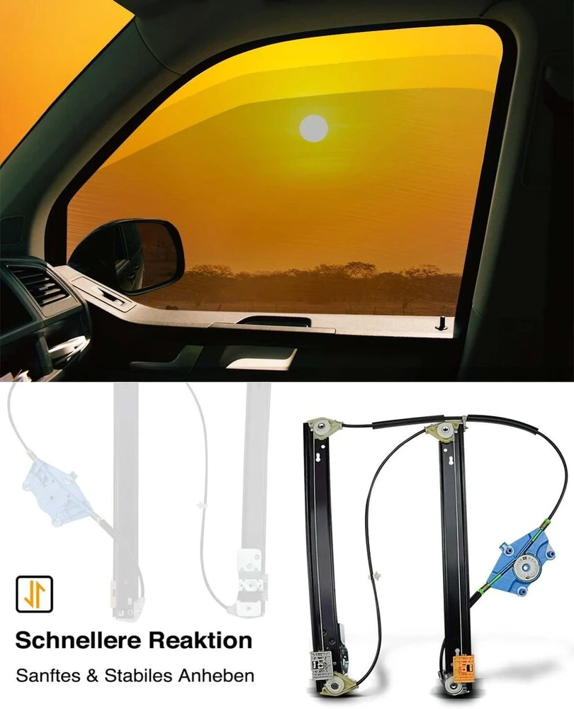 Elektrinio lango pakėlėjo mechanizmas (be variklio) priekinis dešinysis