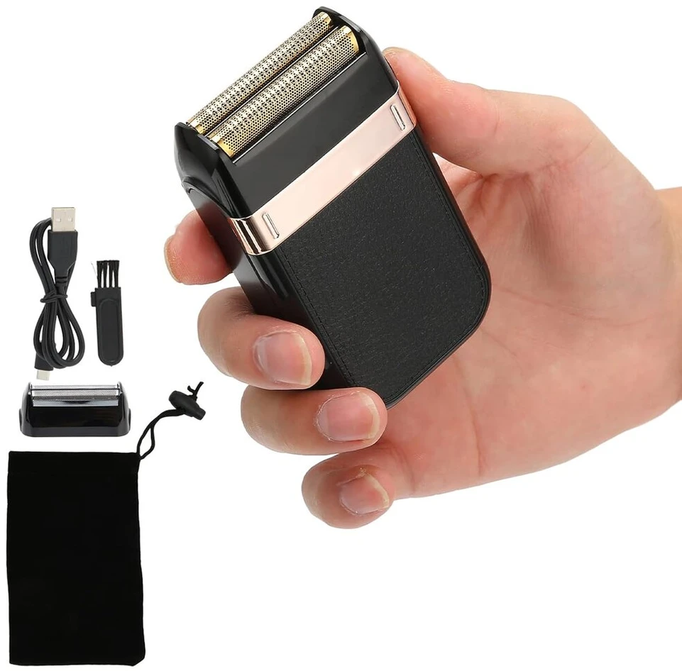 Elektrinis skustuvas su folija, belaidis elektrinis skustuvas, usb įkraunamas plaukų kirpimo mašinėlė, elektrinis skustuvas vyrams, tylus plaunamas skustuvas
