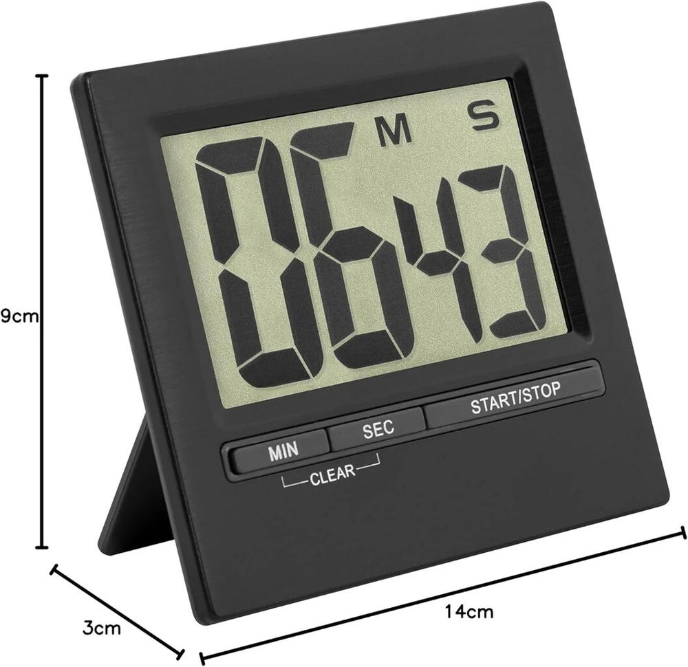 Elektroninis chronometras Tfa Dostmann su dideliu ekranu