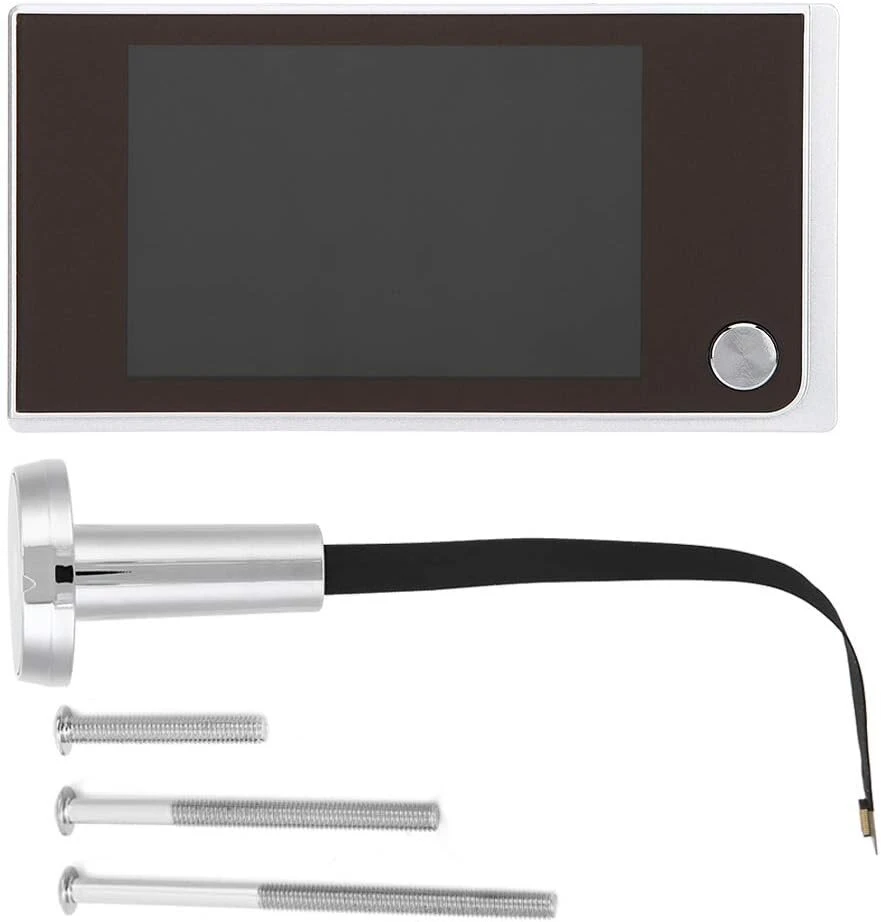 Elektroninis durų akutė, 3.5 colių Lcd ekranas, 120° kampas