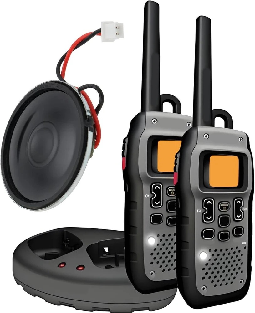 Emagtech 2 vnt. 28 mm vidiniai garsiakalbiai radarų detektoriui 16–1 W pakaitinis garsiakalbis su laidu ir 1,25 jungtimi, suderinamas su Uniden R1 R3 R4 R7 R8 radarų detektoriumi