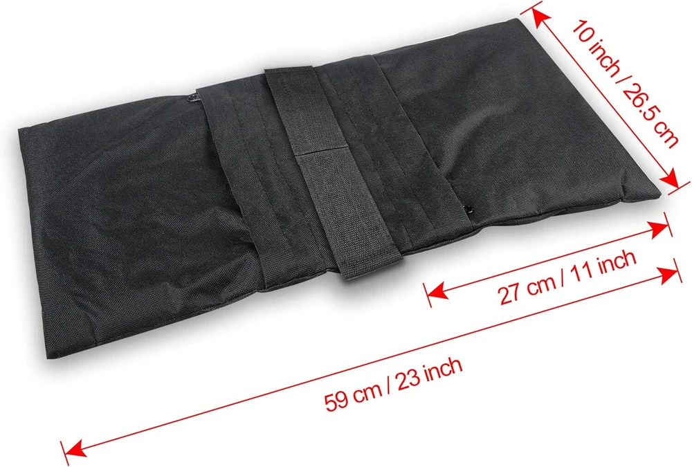 Objektyvas Emart smėlio maišai ir 6 spaustukai nuotraukų fonui, dideli, 11,4 cm, skirti nuotraukų studijos fonams, 4 vnt.