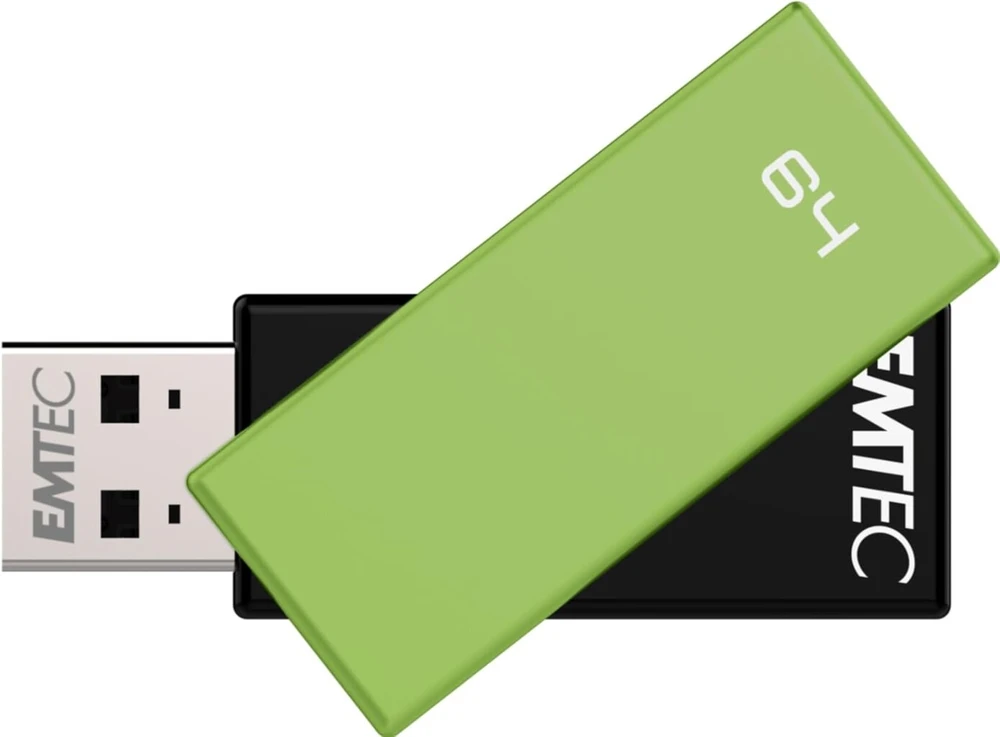 Emtec Usb atmintinė 64gb C350 Brick 2.0 - Usb raktas - 64 Gb Ecmmd64gc352 žalia