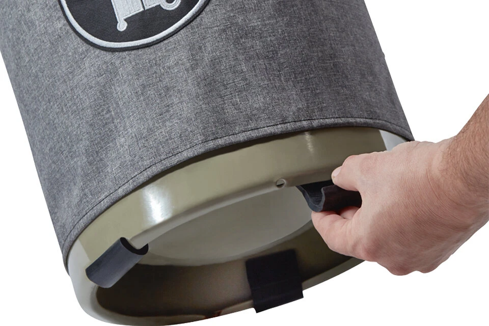 Enders uždangalas cilindrui 11 kg, juodas, atsparus ugniai, Uv, silikoninės kojelės