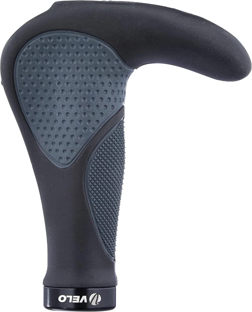 Ergogel D3 Dviračio Vairas, Ergonomiška Forma, Juoda/pilka