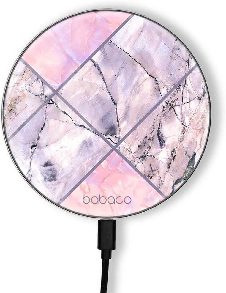 Ert group originalus ir oficialiai licencijuotas babaco indukcinis įkroviklis, pattern abstract 036 belaidžio įkrovimo stotelė 1 metras 10w micro usb kabelis