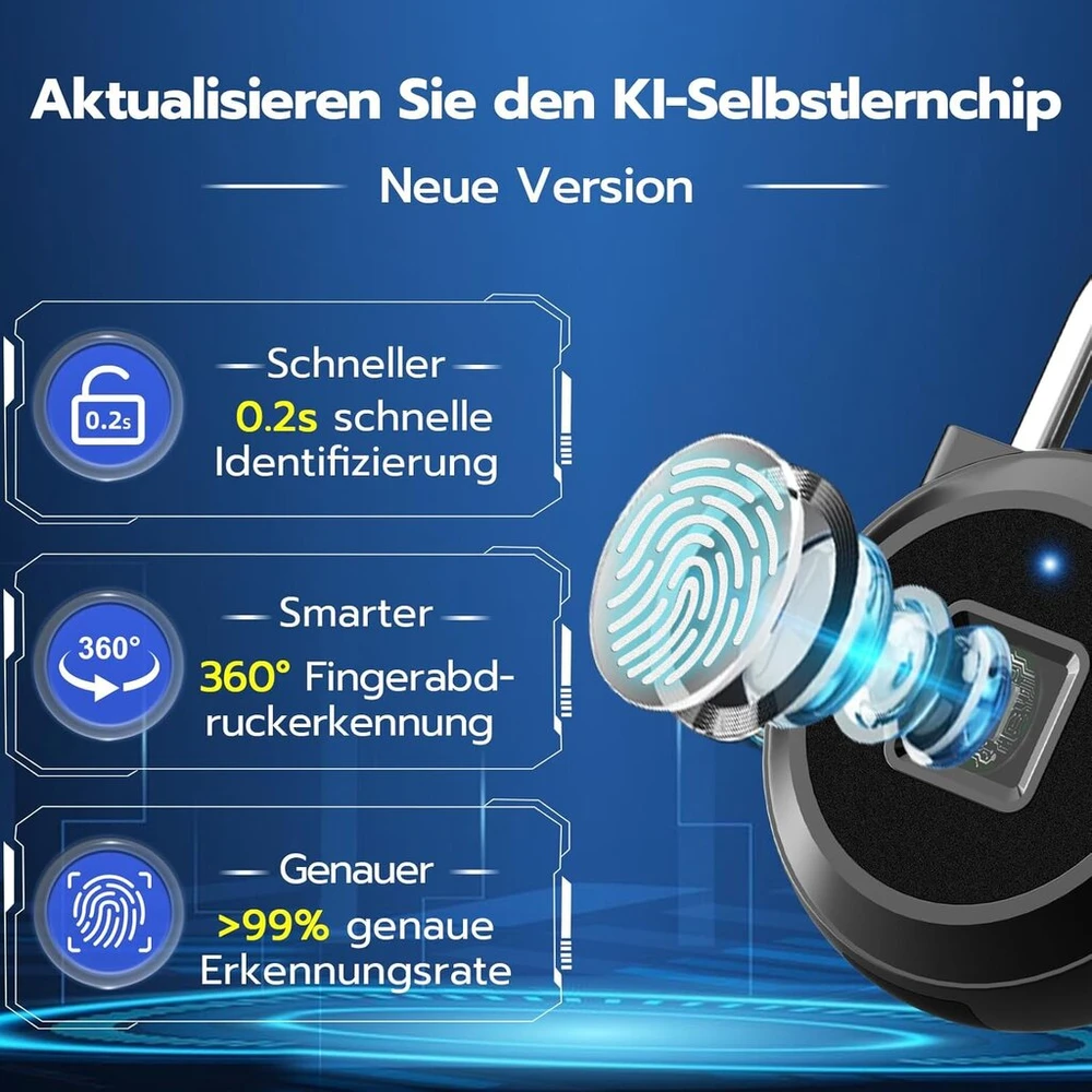 Eseesmart spyna su piršto atspaudu, išmani spyna su piršto atspaudu ir iwatch bluetooth programėle, elektroninė maža išmani spyna su piršto atspaudu spintelėms, sporto salei, biurui, namams, sodui, spintelei