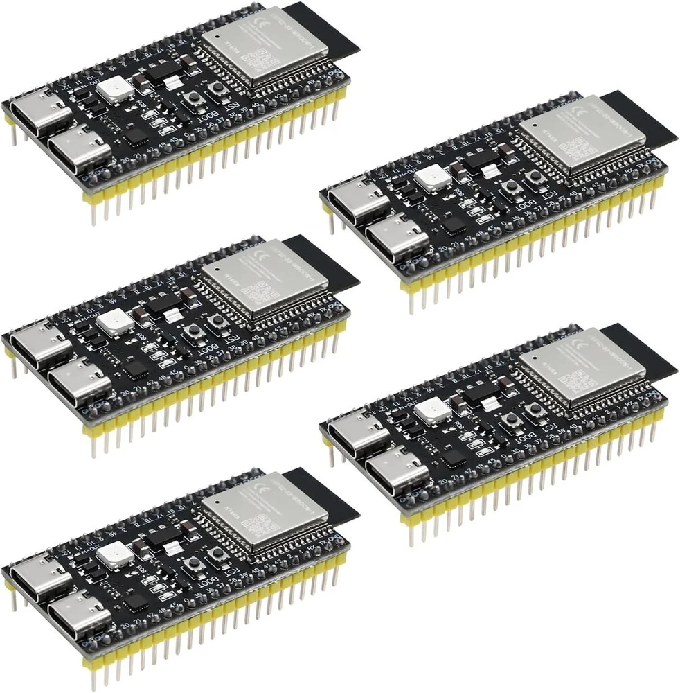 Esp32-s3-devkitc-1-n16r8 Esp32-s3 kūrimo plokštė Aywhp Wi-fi + Ble Mcu modulis, pilnai integruotas, suderinamas su Arduino (5 vnt.)