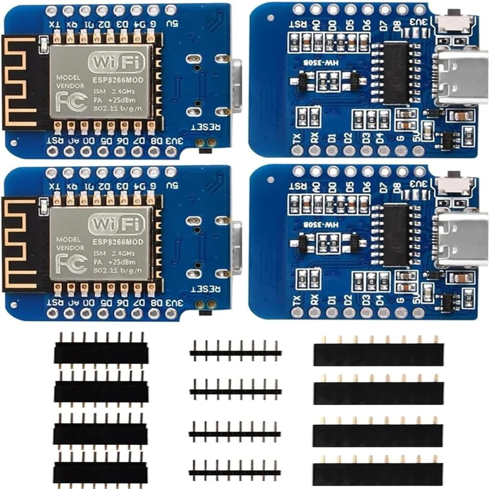 Esp8266 Mini Wifi D1 Nodemcu Modulis su Type C