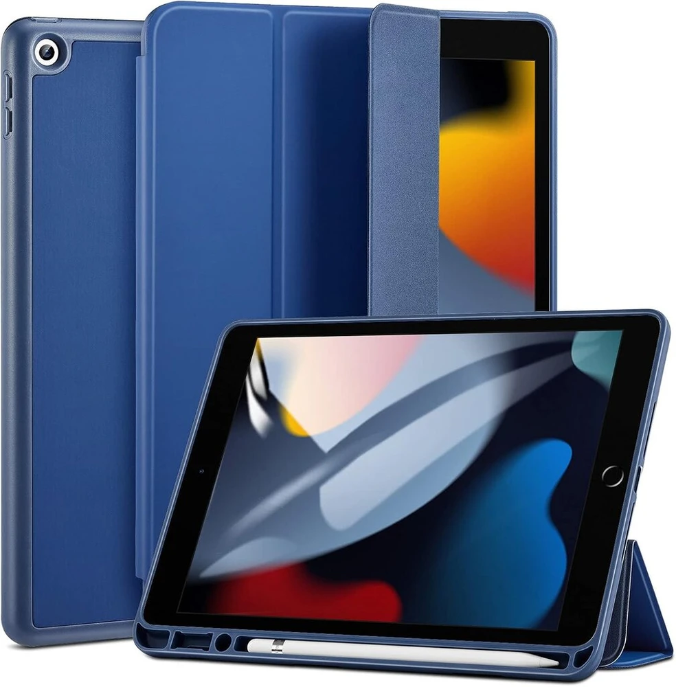 Esr dėklas, skirtas ipad 10.2 su rašiklio laikikliu, skirtas ipad 8 kartos 2020/ipad 7 kartos 2019 su pieštuko laikikliu [trifold viewing stand] [auto sleep/wake cover] rebound series
