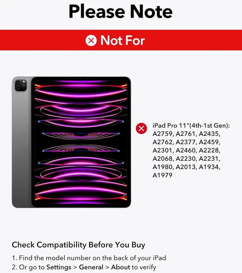 Esr dėklas su klaviatūra, skirtas ipad pro 11 colių (m4 2024), dėklas su reguliuojamu magnetiniu stovu, aukštas/paaukštintas režimas, nuimamas apsauginis dėklas, rebound 360 serija, juodas