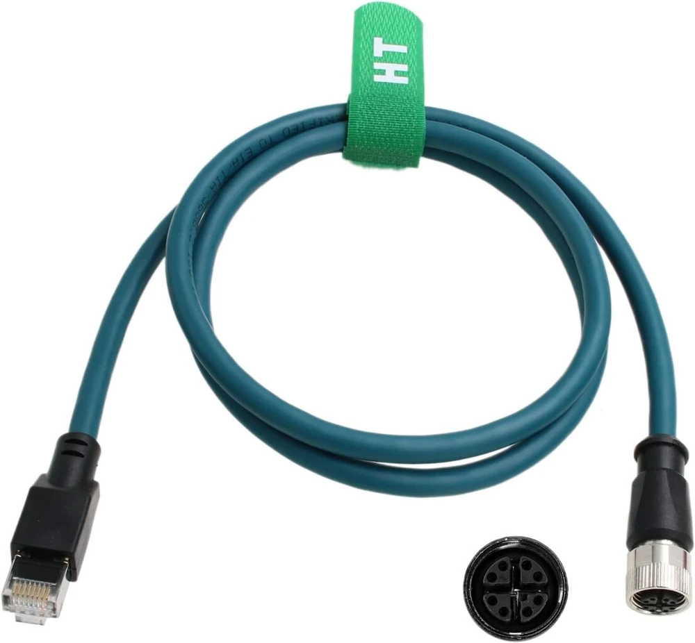 Ethernet M12 X-code 8p F-rj45 Cat7e 2m Pramoninis Kabelis