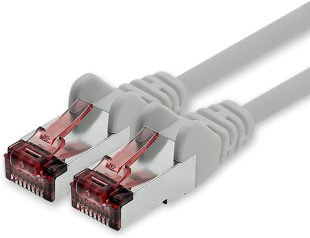 Ethernet tinklo kabelis Cat6 Sftp Pimf 7,5m pilkas
