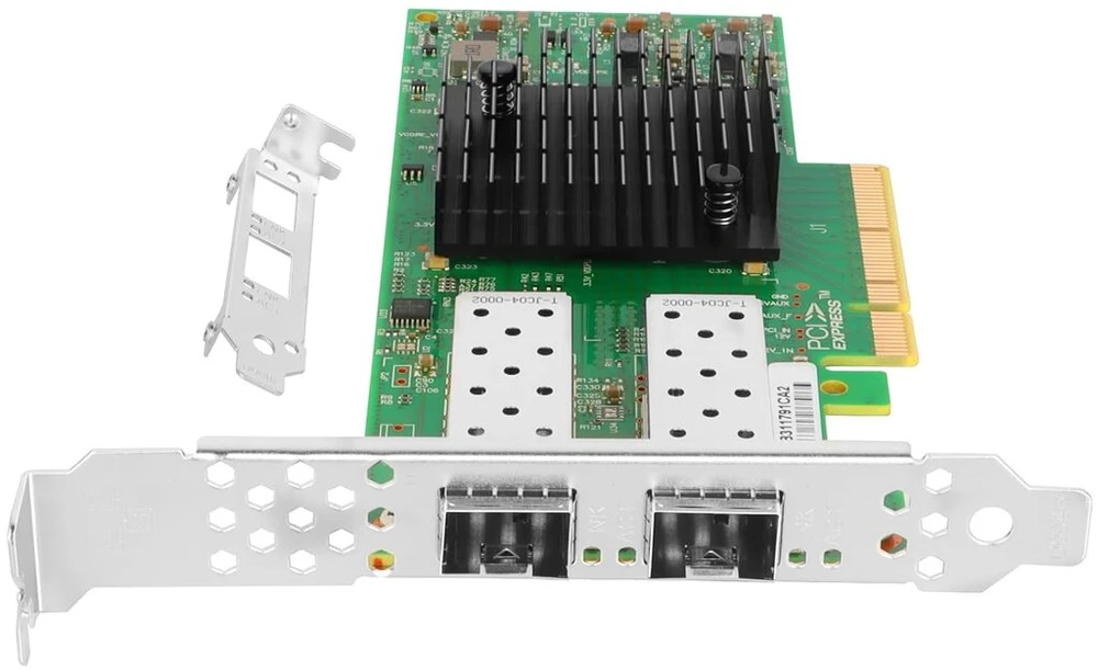 Euqvos Pcie Ethernet tinklo plokštė, skirta Mellanox Mcx4121a-acat Connectx4 Lx lustų rinkiniui, Pcie 3.0 X8 25gb dviejų prievadų Sfp28 Lan plokštė, palaikanti Windows Server/windows/linux/vmware/esx