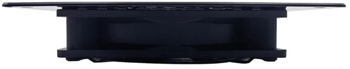 Euroharry usb ventiliatorius 120 mm, skaitmeninis ekranas, temperatūros kontroliuojama tyli ventiliatoriaus sistema, 5 v ventiliatorius su moderniu šlifuoto juodo aliuminio rėmu namų kino teatro av spintelėms