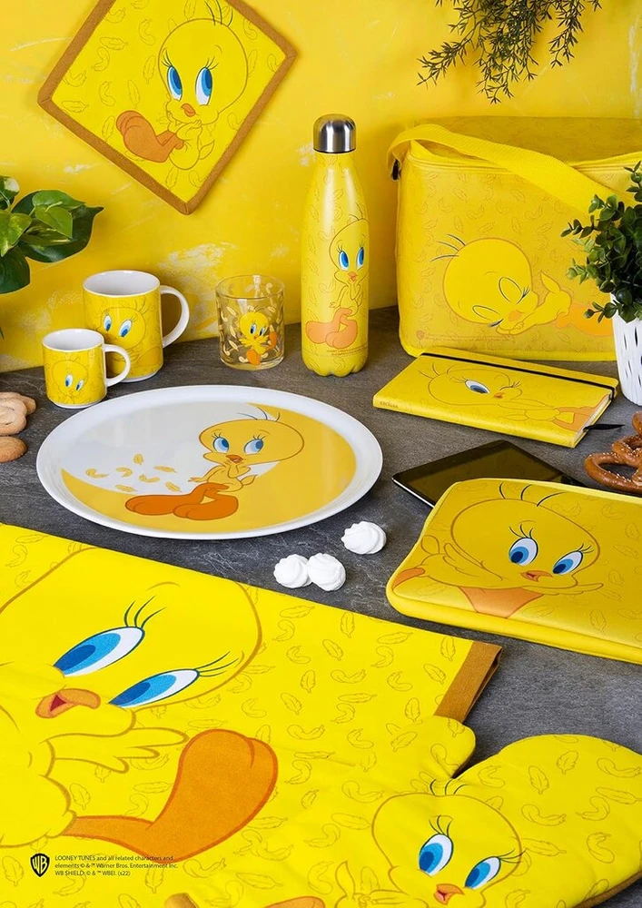Rankšluostis Excelsa "tweety" virtuvinė pirštinė, 100% medvilnė