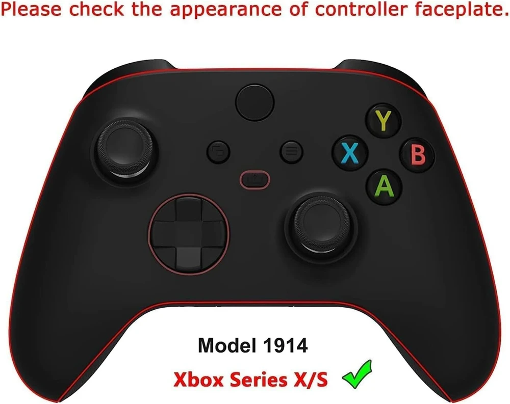 Extremerate priekinis korpusas, skirtas XBOX Series X/s valdikliui, priekinio korpuso keitimo plokštelės apvalkalo dangtelio priedas, skirtas XBOX Core Controller Model 1914 (dragon King), be žaidimų pultelio