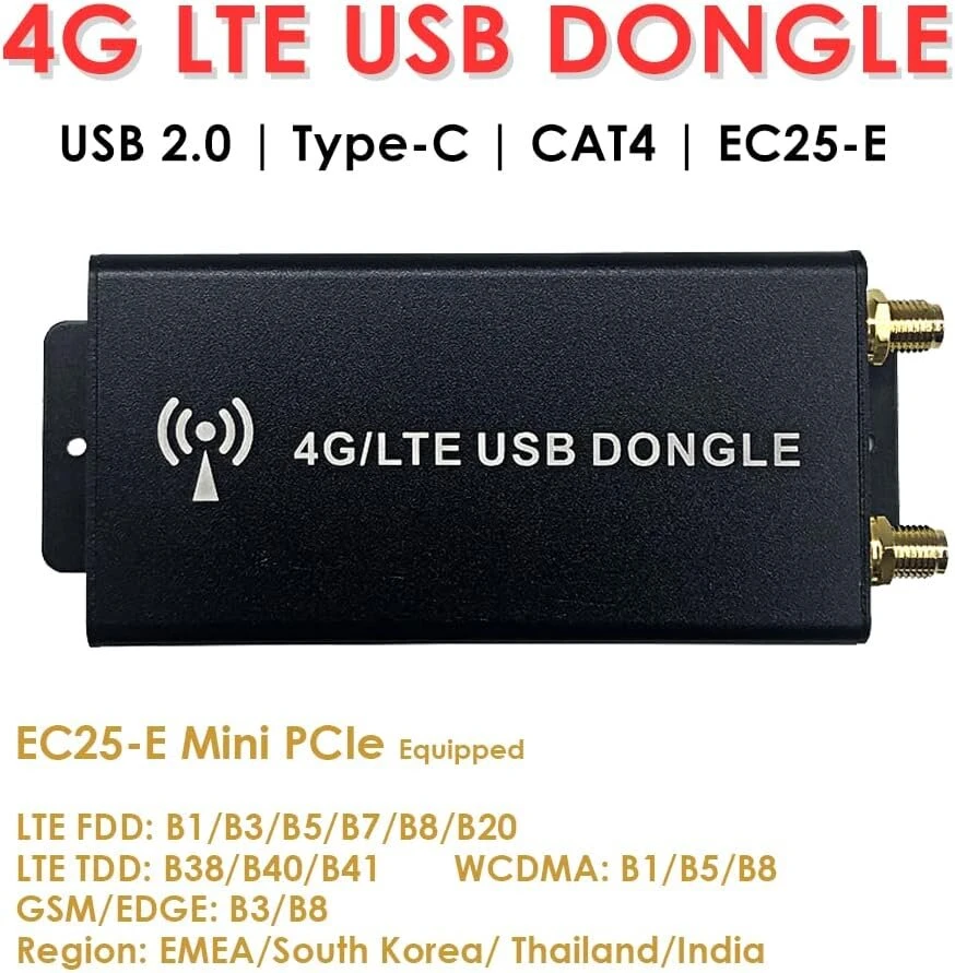 Maršrutizatorius Exvist 4g Lte Dongle su Ec25-e Mini Pcie Sim kortelės lizdo modemu Lte Fdd B1/b3/b5/b7/b8/b20