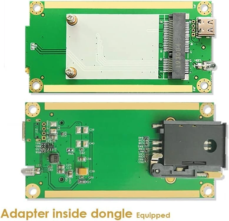Maršrutizatorius Exvist 4g Lte Dongle su Ec25-e Mini Pcie Sim kortelės lizdo modemu Lte Fdd B1/b3/b5/b7/b8/b20