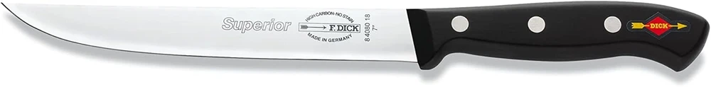 F. Dick Šefo peilis, virtuvinis peilis, superior (peilis su 18 cm ašmenimis, X55crmo14 plienas, nerūdijantis, 56° Hrc) 84080182