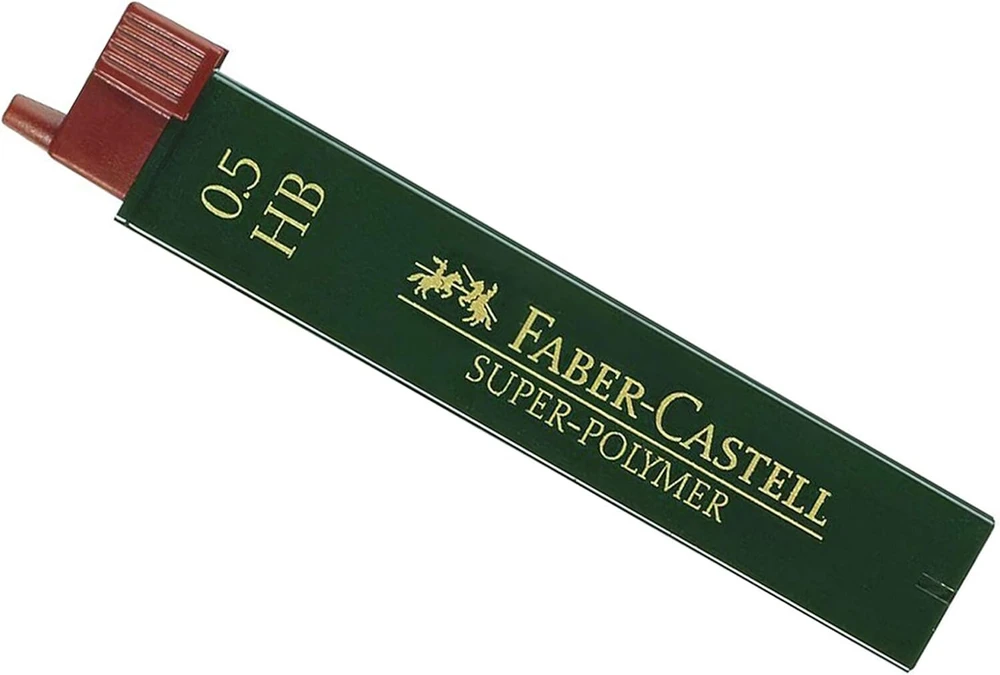 Faber-castell Grip 0.5mm mechaninis pieštukas, metalo juodas