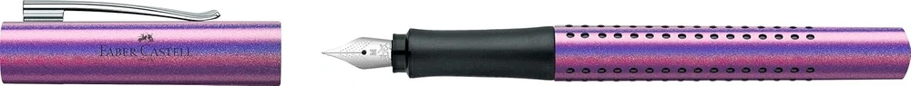 Faber-castell Grip Edition Glam 140840 plunksnakotis, plunksnos plotis M, violetinė, 1 vnt.