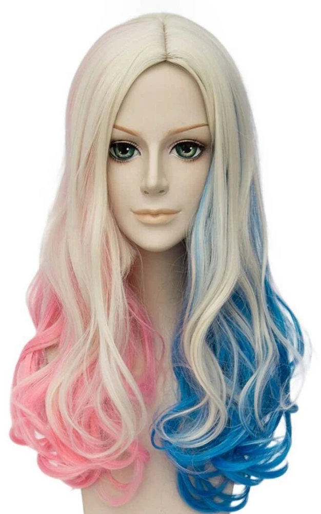 Falamka T3003 Suicide Squad Harley Quinn perukas Cosplay 2