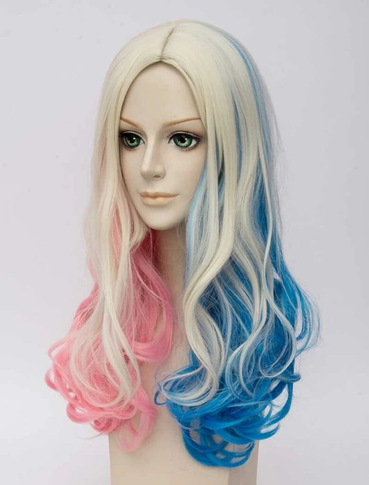 Falamka T3003 Suicide Squad Harley Quinn perukas Cosplay 2