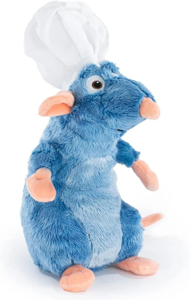 Famosa Ratatouille Remy pliušinis žaislas su šefo kepure 33 cm, itin minkštas